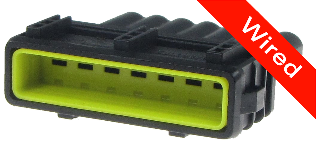 7 Pin Male connector with 10cm wires PRCW7-0004-A