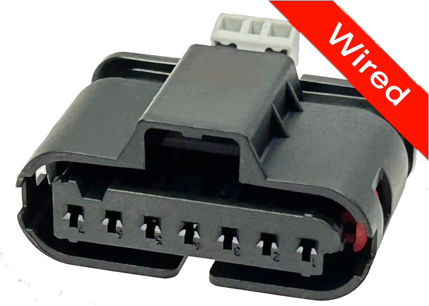 [PRCW7-0005-B] 7 Pin Female connector with 10cm wires | PRCW7-0005-B