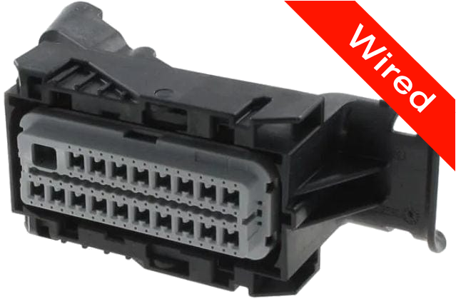 [PRCW73-0002-B] 73 Pins Female connector with 10 cm wires | PRCW73-0002-B