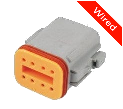 [PRCW8-0001-B] 8 Pins Female connector with 10 cm wires | PRCW8-0001-B