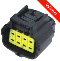 [PRCW8-0002-B] 8 Pins Female connector with 10 cm wires | PRCW8-0002-B