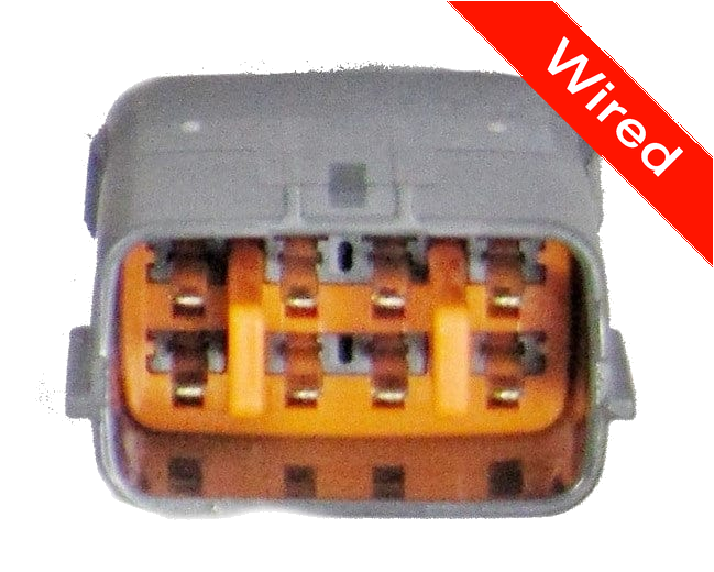 [PRCW8-0003-A] 8 Pin Male connector with 10cm wires | PRCW8-0003-A