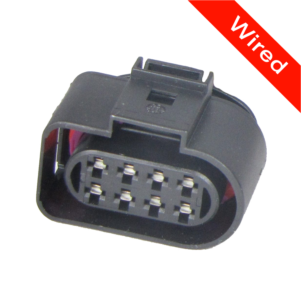 [PRCW8-0007-B] 8 Pin Female connector with 10cm wires | PRCW8-0007-B