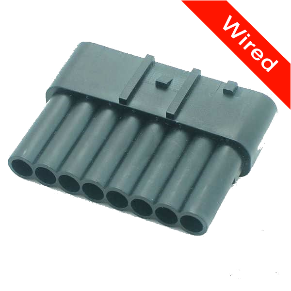 [PRCW8-0008-A] 8 Pin Male connector with 10cm wires | PRCW8-0008-A