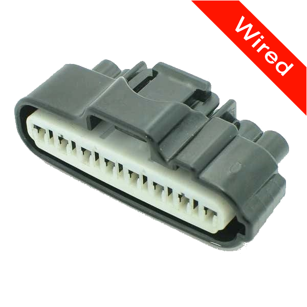 [PRCW8-0008-B] 8 Pins Female connector with 10 cm wires | PRCW8-0008-B