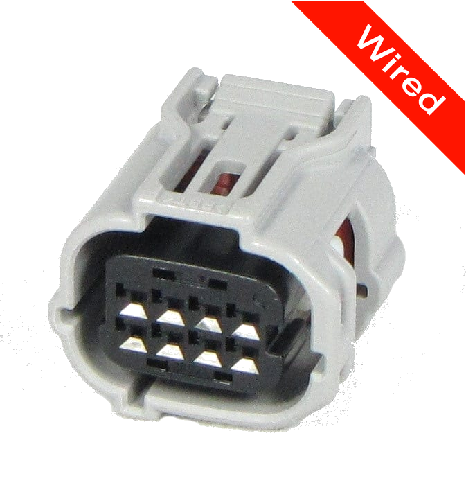 [PRCW8-0010-B] 8 Pins Female connector with 10 cm wires | PRCW8-0010-B