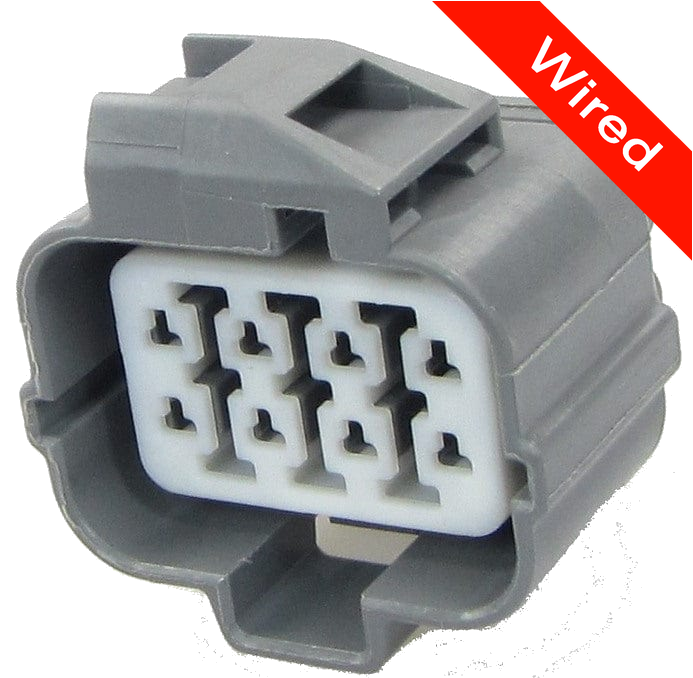 [PRCW8-0012-B] 8 Pins Female connector with 10 cm wires | PRCW8-0012-B