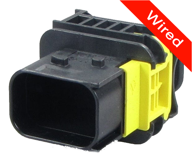 [PRCW8-0016-A] 8 Pin Male connector with 10cm wires | PRCW8-0016-A