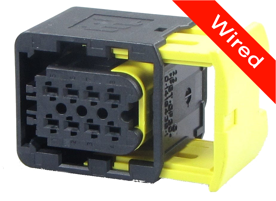 [PRCW8-0016-B] 8 Pin Female connector with 10cm wires | PRCW8-0016-B