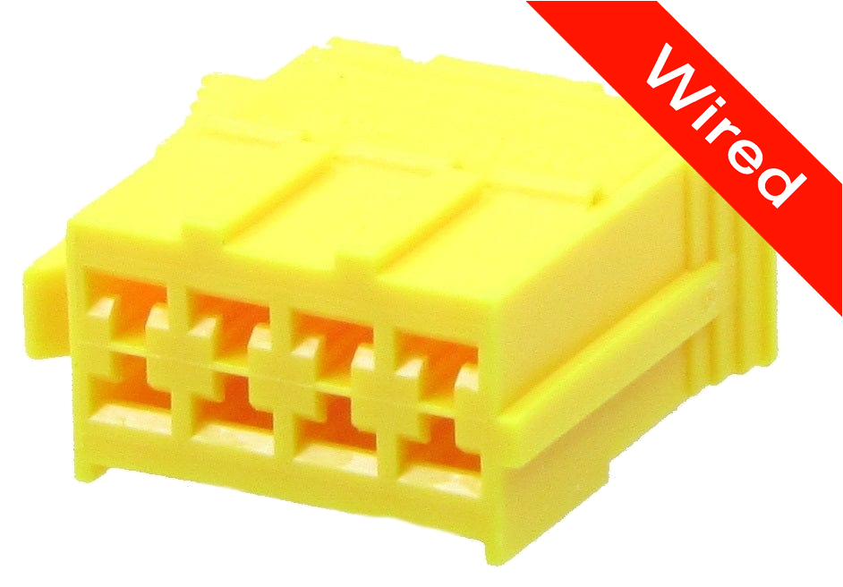 [PRCW8-0017-B] 8 Pin Female connector with 10cm wires | PRCW8-0017-B