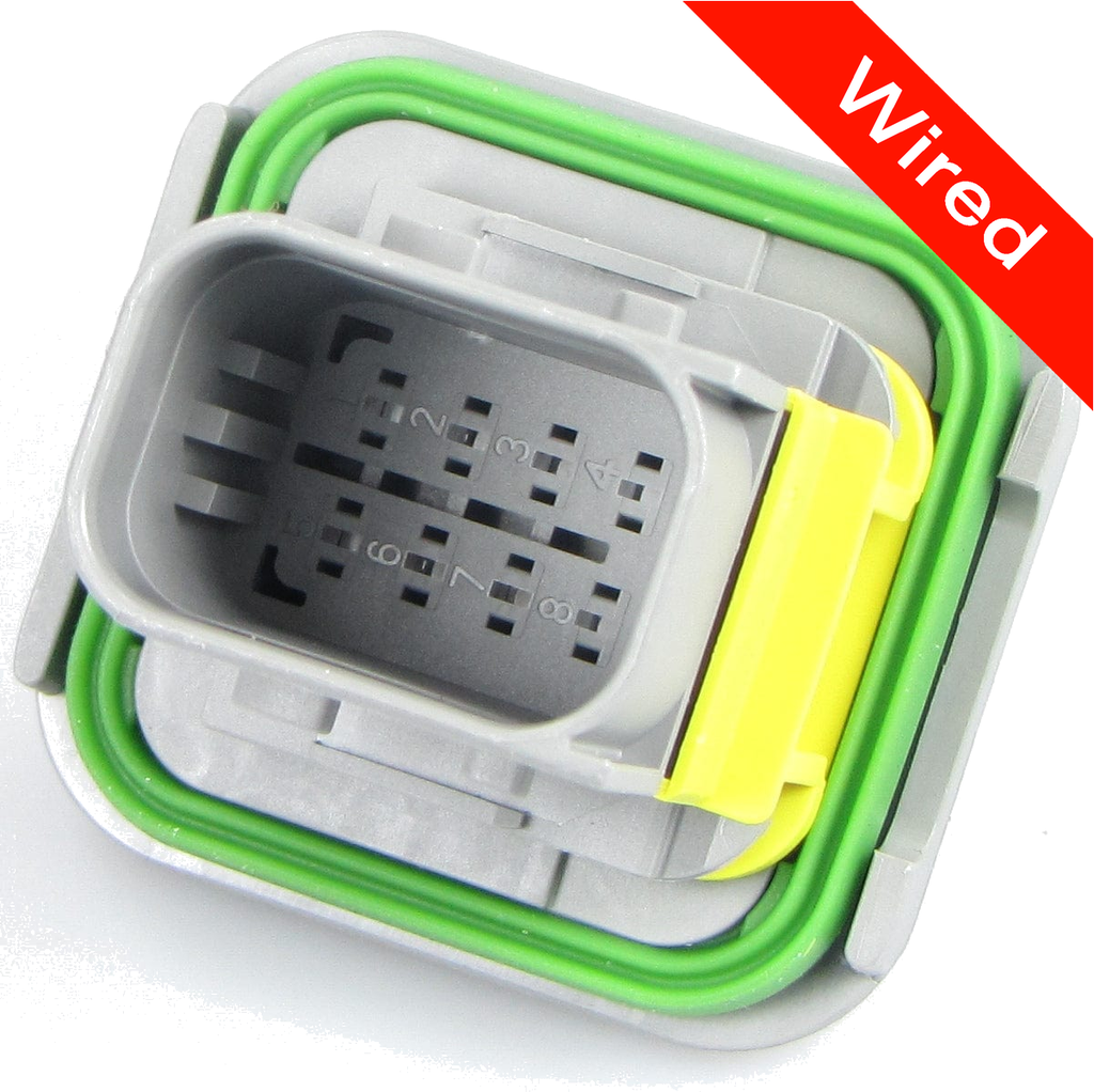 [PRCW8-0018-A] 8 Pins Male connector with 10 cm wires | PRCW8-0018-A