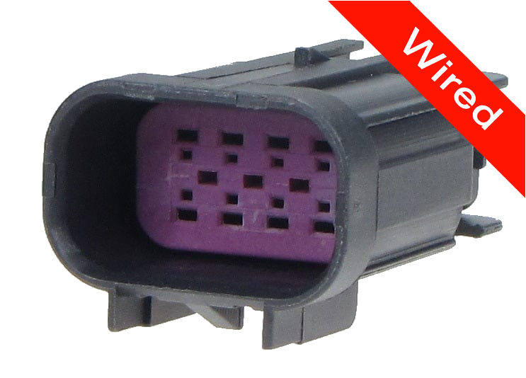 [PRCW8-0019-A] 8 Pin Male connector with 10cm wires | PRCW8-0019-A