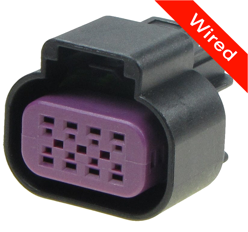 [PRCW8-0019-B] 8 Pin Female connector with 10cm wires | PRCW8-0019-B