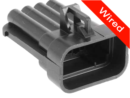 [PRCW8-0020-A] 8 Pin Male connector with 10cm wires | PRCW8-0020-A