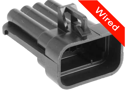 [PRCW8-0020-A] 8 Pins Male connector with 10 cm wires | PRCW8-0020-A