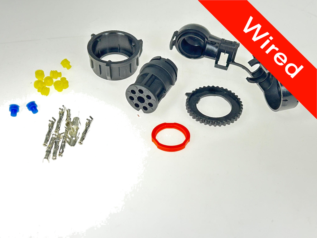 [PRCW8-0022-B] 8 Pin Female connector with 10cm wires | PRCW8-0022-B