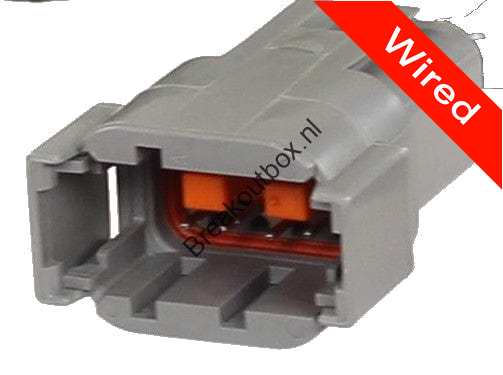 [PRCW8-0026-A] 8 Pin Male connector with 10cm wires | PRCW8-0026-A