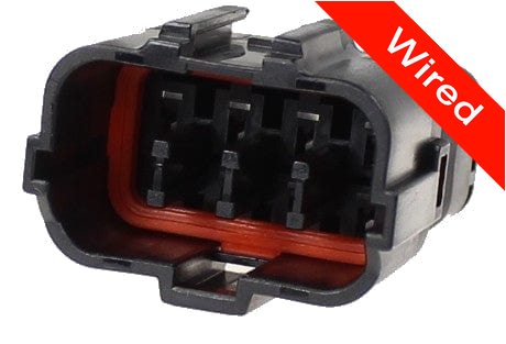 8 Pin Male connector with 10cm wires PRCW8-0027-A