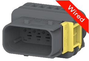 [PRCW8-0028-A] 8 Pins Male connector with 10 cm wires | PRCW8-0028-A