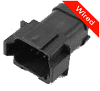 [PRCW8-0029-A] 8 Pins Male connector with 10 cm wires | PRCW8-0029-A