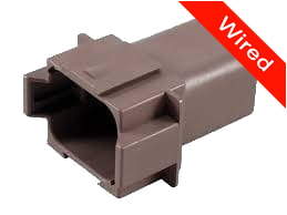 [PRCW8-0030-A] 8 Pin Male connector with 10cm wires | PRCW8-0030-A