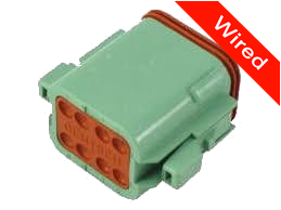[PRCW8-0031-B] 8 Pins Female connector with 10 cm wires | PRCW8-0031-B