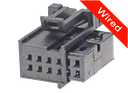 8 Pin Female connector with 10cm wires PRCW8-0032-B