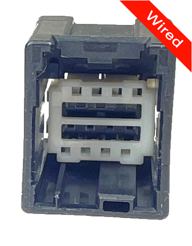 [PRCW8-0033-A] 8 Pin Male connector with 10cm wires | PRCW8-0033-A