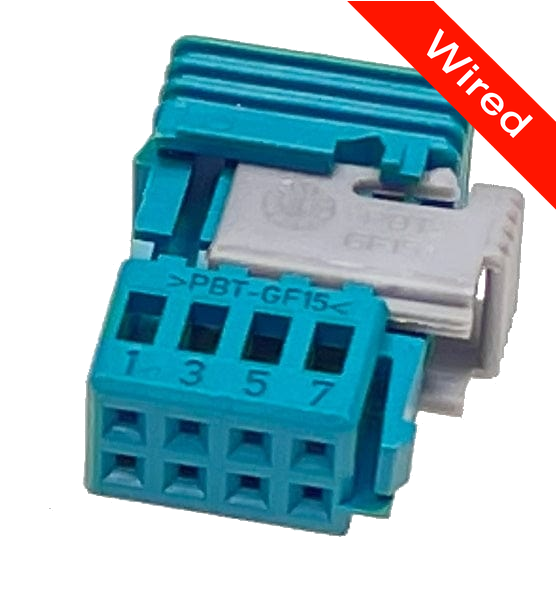 [PRCW8-0034-B] 8 Pin Female connector with 10cm wires | PRCW8-0034-B