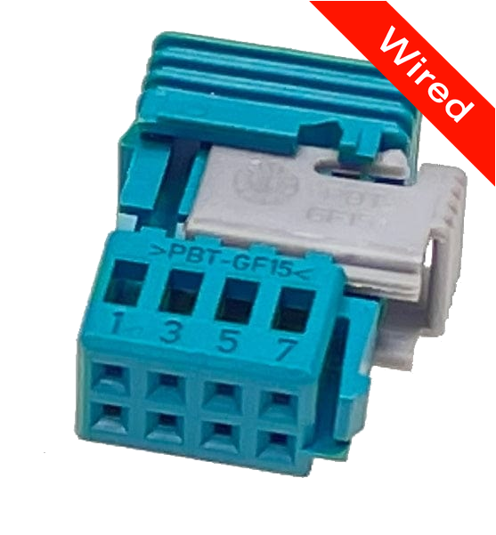 [PRCW8-0034-B] 8 Pins Female connector with 10 cm wires | PRCW8-0034-B