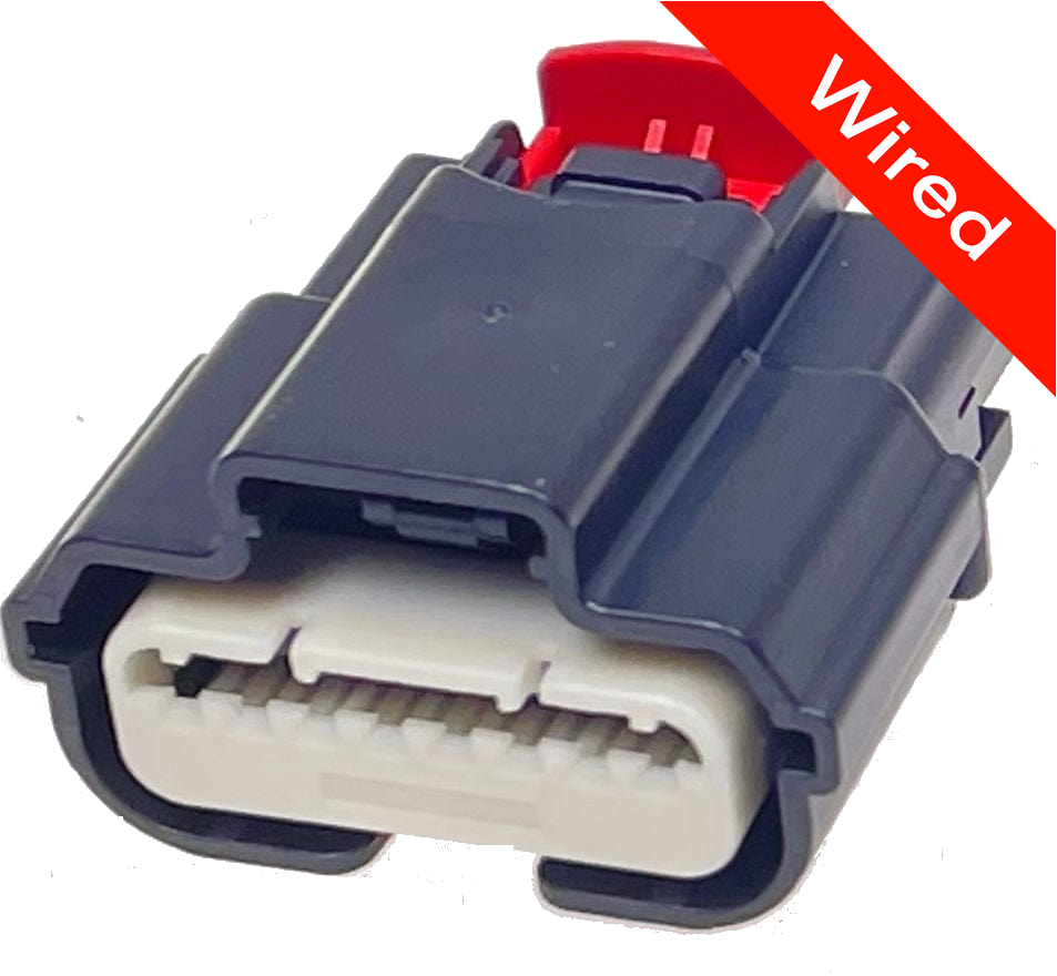 [PRCW8-0035-B] 8 Pin Female connector with 10cm wires | PRCW8-0035-B