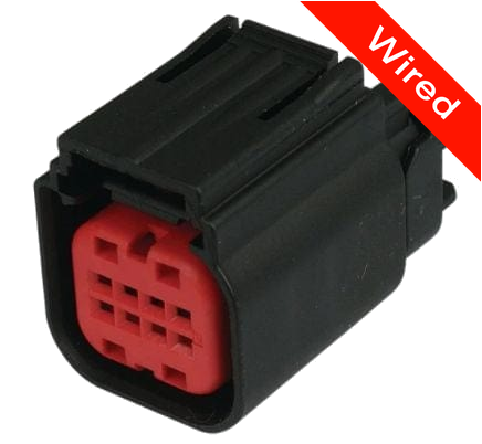 [PRCW8-0036-B] 8 Pins Female connector with 10 cm wires | PRCW8-0036-B