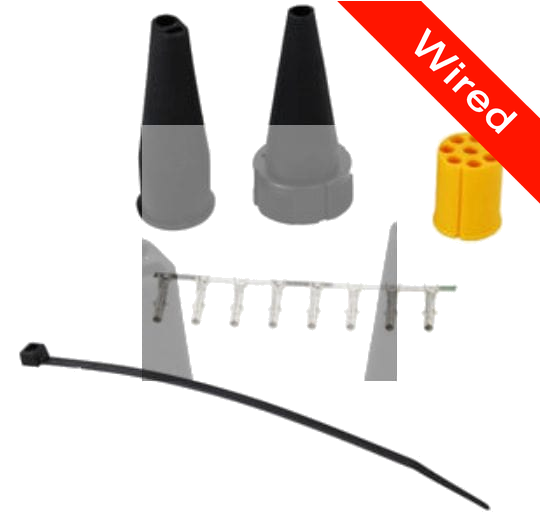 [PRCW8-0037-B] 8 Pin Female connector with 10cm wires | PRCW8-0037-B