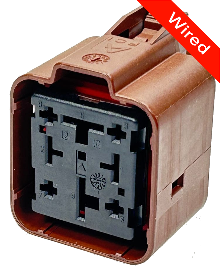 8 Pin Female connector with 10cm wires PRCW8-0039-B