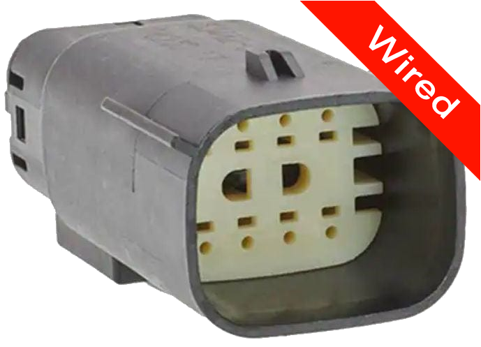 [PRCW8-0040-A] 8 Pins Male connector with 10 cm wires | PRCW8-0040-A
