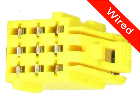 9 Pin Female connector with 10cm wires PRCW9-0001-B