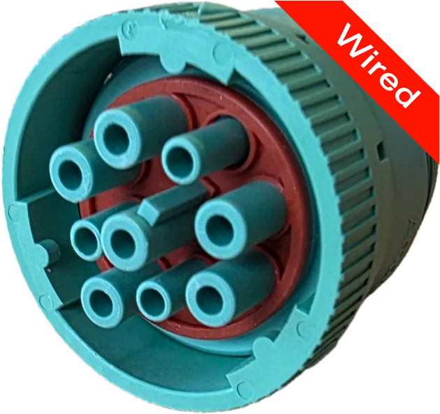 9 Pins Female connector with 10 cm wires | PRCW9-0003-B