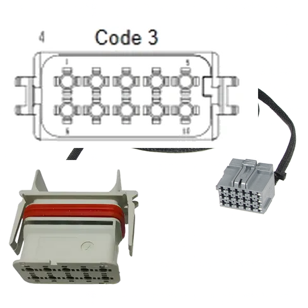 [PRY10-0034] Parallel Y-Cable 10 Pins | PRY10-0034