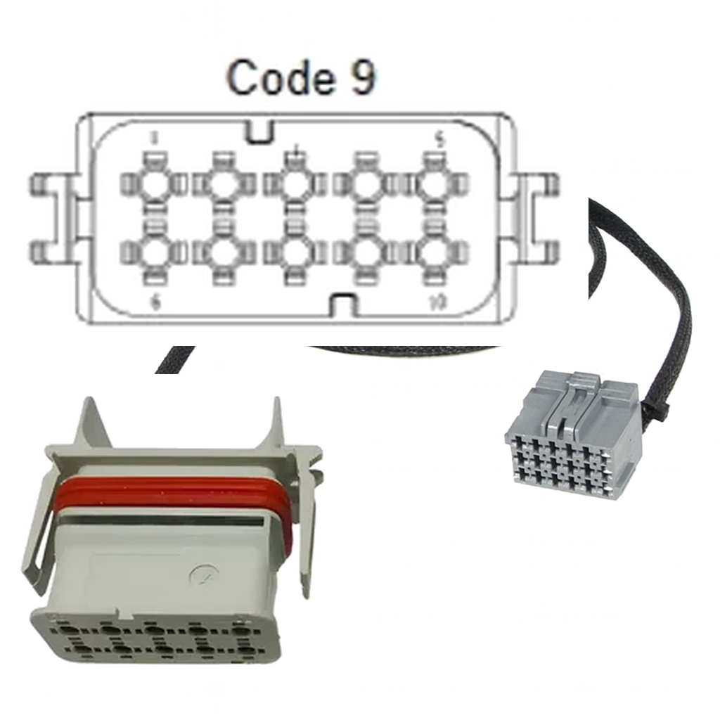 [PRY10-0040] Parallel Y-Cable 10 Pins | PRY10-0040