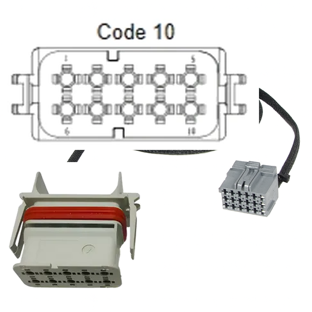 [PRY10-0041] Parallel Y-Cable 10 Pins | PRY10-0041