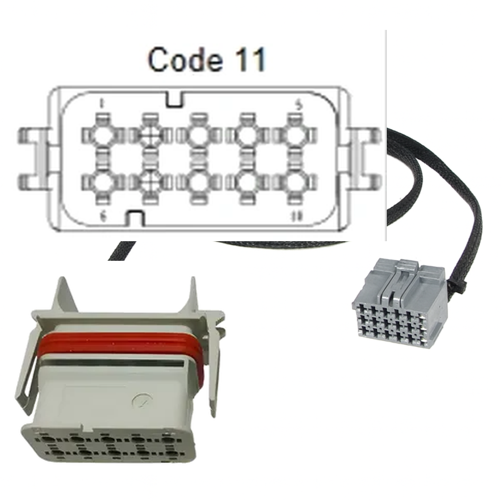 [PRY10-0042] Parallel Y-Cable 10 Pins | PRY10-0042