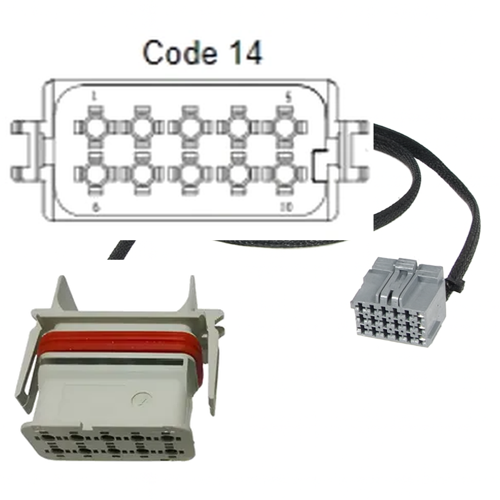 [PRY10-0045] Parallel Y-Cable 10 Pins | PRY10-0045
