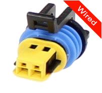 [CK-2P-0116-001] 2 Pin Female connector with 10cm wires CK-2P-0116-001