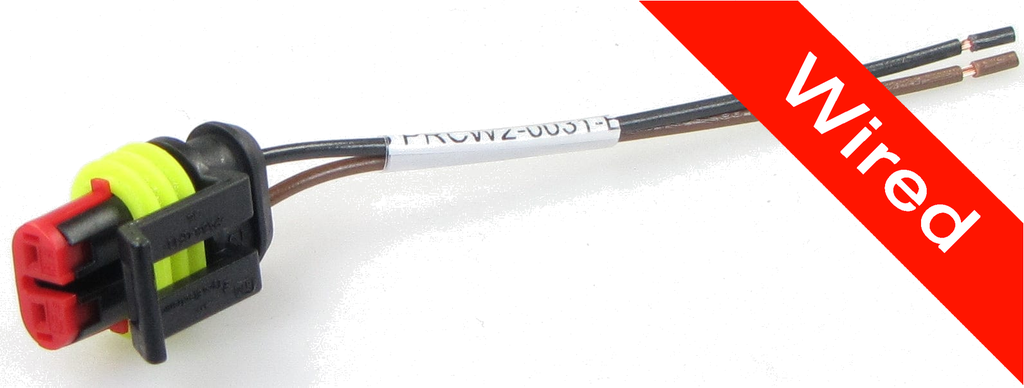 2 Pin Female connector with 10cm wires | CK-2P-0031-B