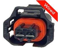 [CK-2P-0123-B] 2 Pin Female connector with 10cm wires CK-2P-0123-B