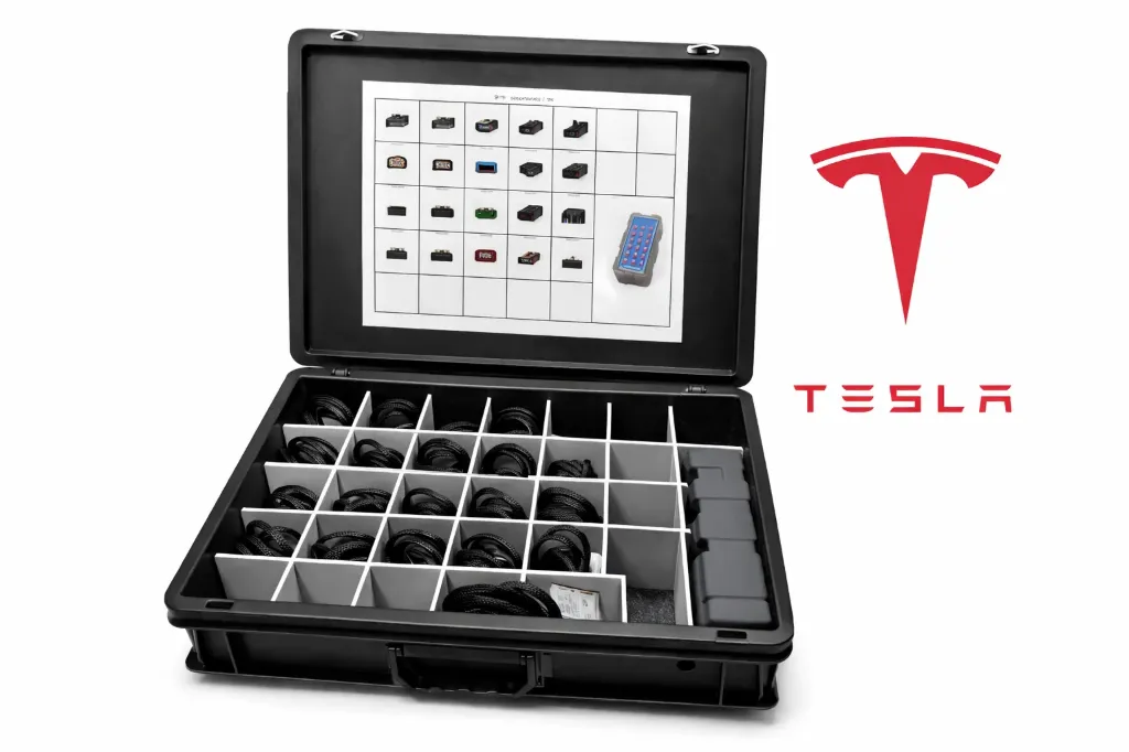 Tesla Diagnostic Set | 21 Y-Cables  | 21-Pin Breakout Box | PRCS-TESLA-1