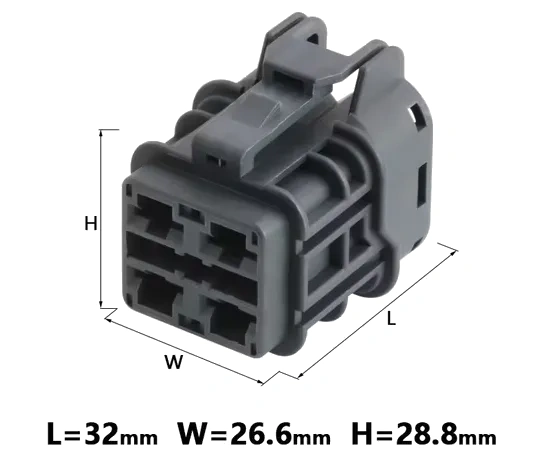 4 Pins Female connector | PRC4-0117-B