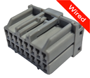 16 Pins Female connector with 10 cm wires | PRCW16-0026-B