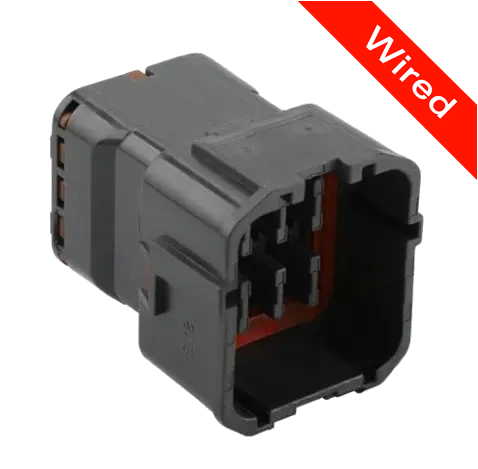 16 pin Male connector with 10 cm wires | PRCW16-0027-A