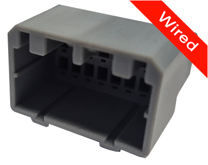 16 Pins Male connector with 10 cm wires | PRCW16-0026-A